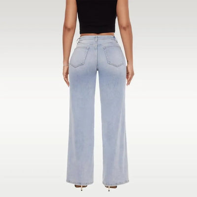 Elvara™ Mid-low Rise BBL Jeans