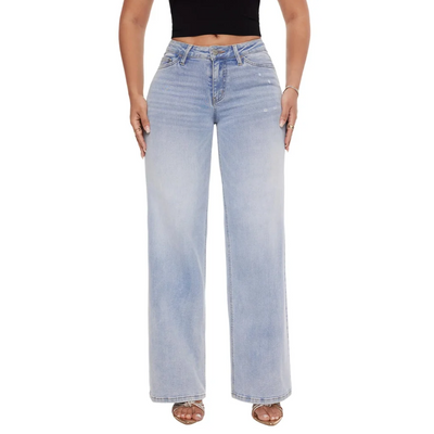 Elvara™ Mid-low Rise BBL Jeans