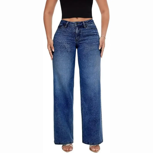 Elvara™ Mid-low Rise BBL Jeans