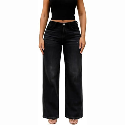 Elvara™ Mid-low Rise BBL Jeans