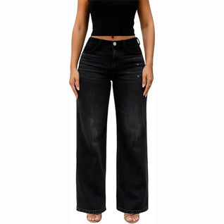 Elvara™ Mid-low Rise BBL Jeans
