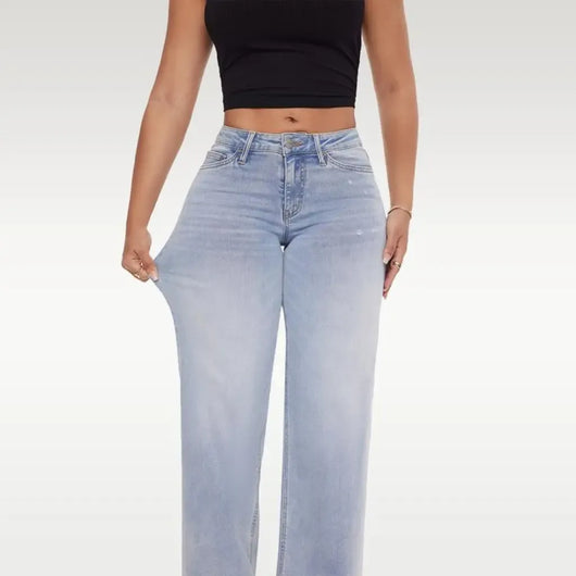 Elvara™ Mid-low Rise BBL Jeans